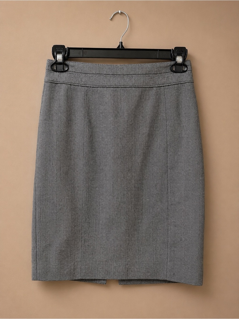 White House black market Grey Tailored Pencil Skirt - Picture 1 of 2